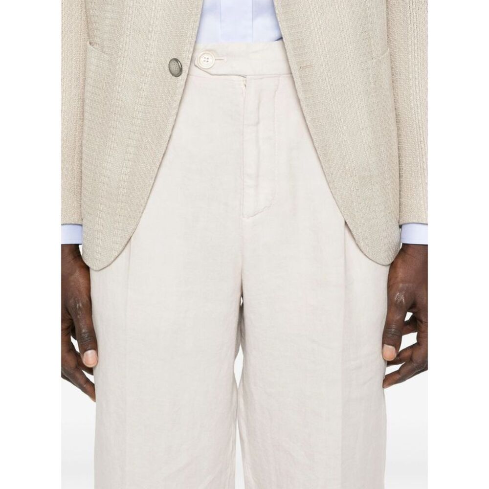 Brunello Cucinelli Neutrals Trousers - Tapered Trousers Men - Picture 5 of 5